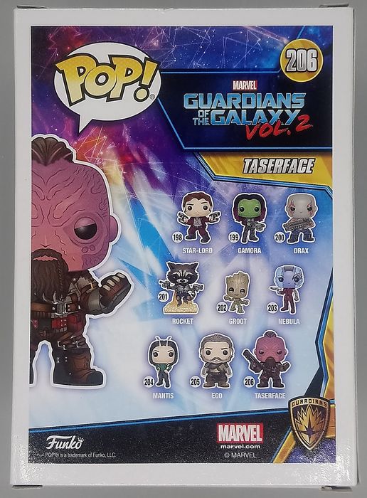 206 Taserface - Marvel Guardians of the Galaxy Vol 2 Funko POP