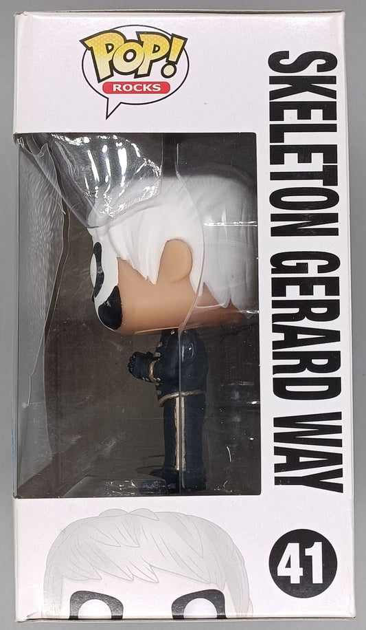 41 Skeleton Gerard Way - My Chemical Romance MCR - Rocks - Box Damaged Funko POP