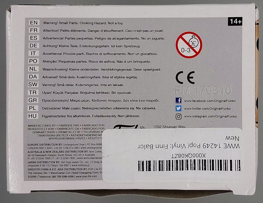 #34 Finn Balor - WWE - Box Damaged Funko POP