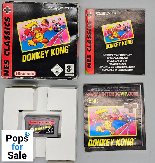 Donkey Kong NES Classics For Gameboy Advance (GBA)