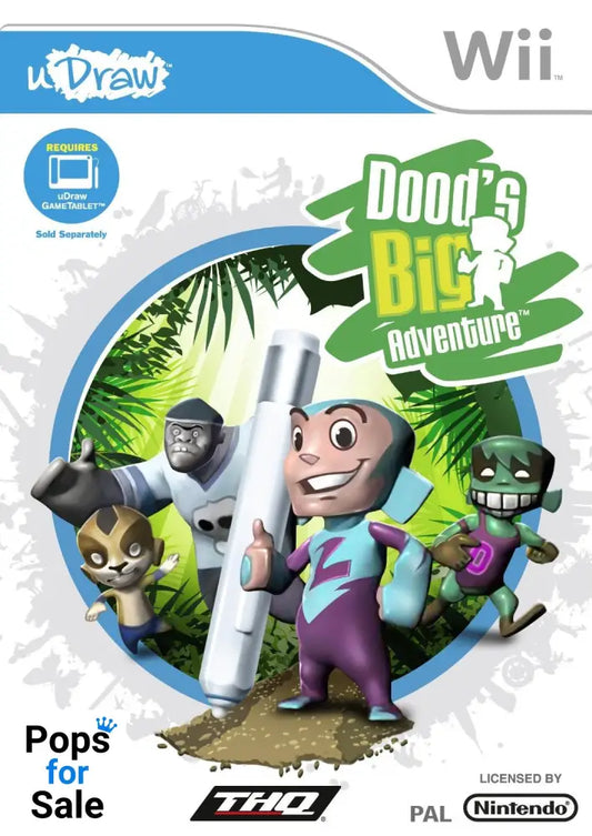 Dood's Big Adventure - uDraw for Nintendo Wii [Disc Only - No Box or Instructions]