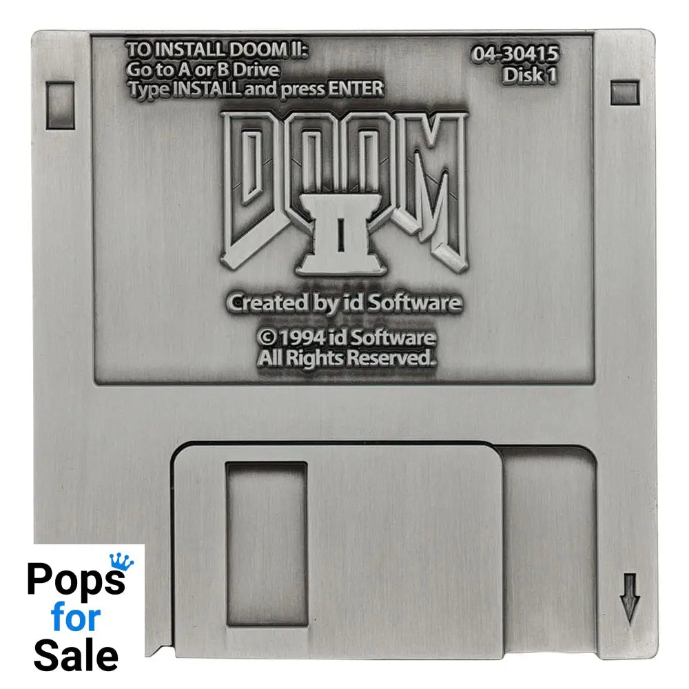Doom 2 Replica Arena Floppy Disk Limited Edition Replicas