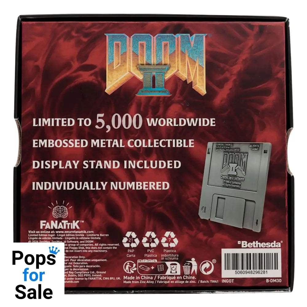 Doom 2 Replica Arena Floppy Disk Limited Edition