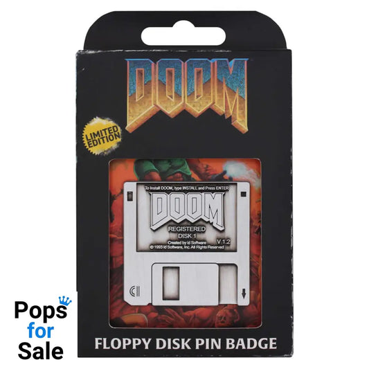 Doom Floppy Disk Pin Badge Pin Badge