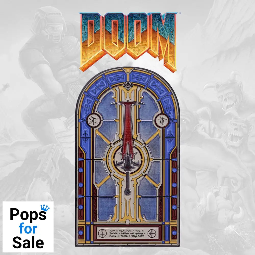 Doom Ingot Crucible Sword Stained Glass Limited Edition