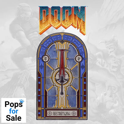 Doom Ingot Crucible Sword Stained Glass Limited Edition