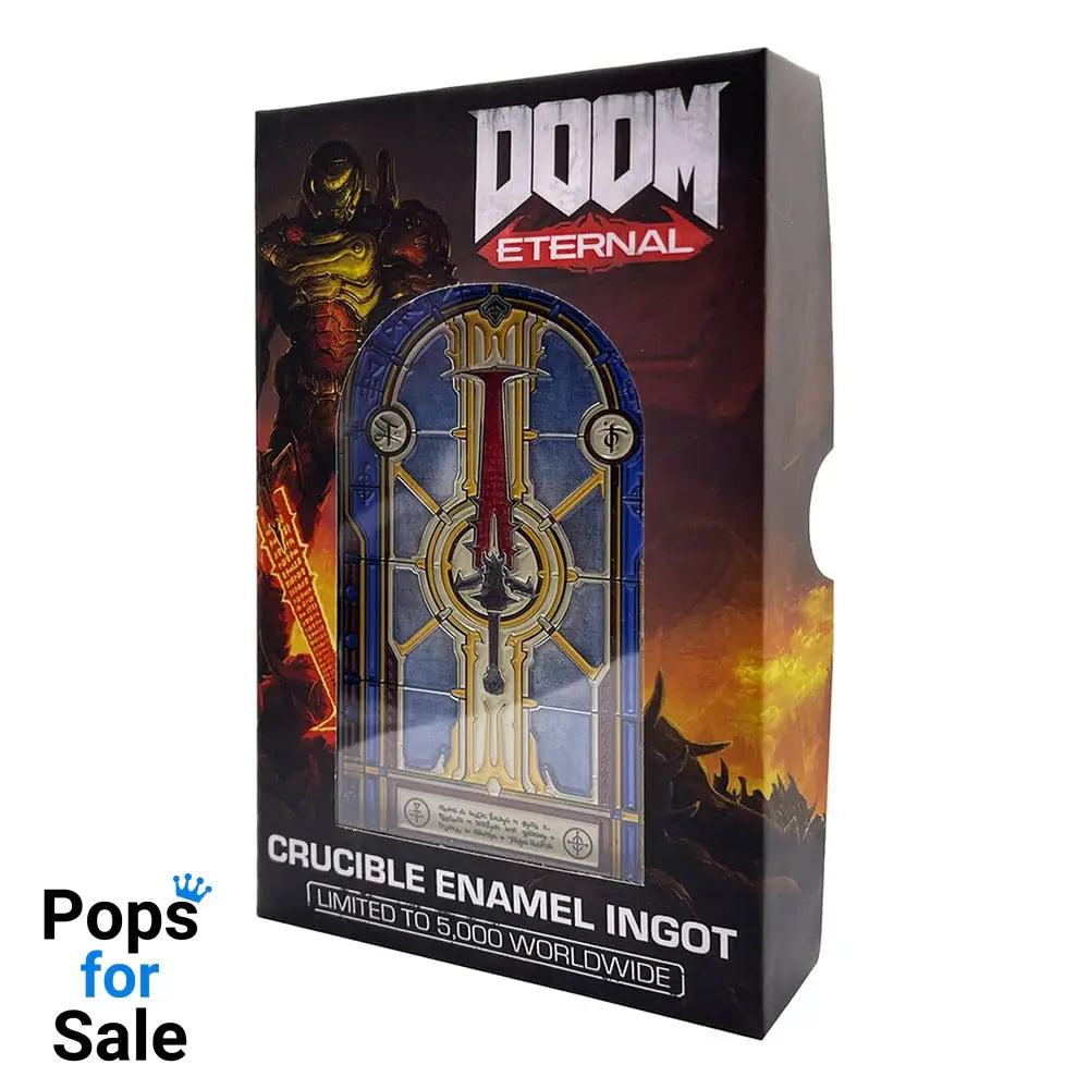 Doom Ingot Crucible Sword Stained Glass Limited Edition