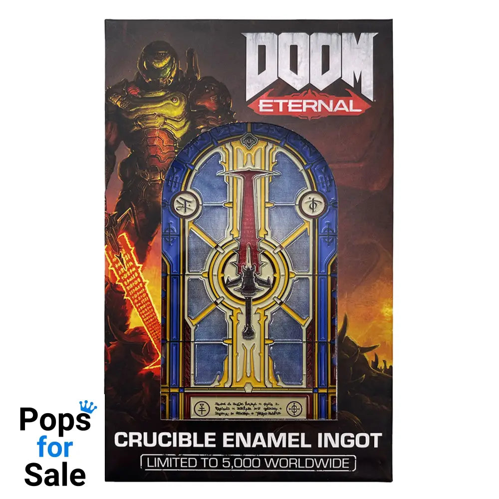 Doom Limited Edition Crucible Sword Stained Glass Window Ingot