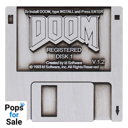 Doom Pin Badge Floppy Disk Limited Edition Pins & Brooches
