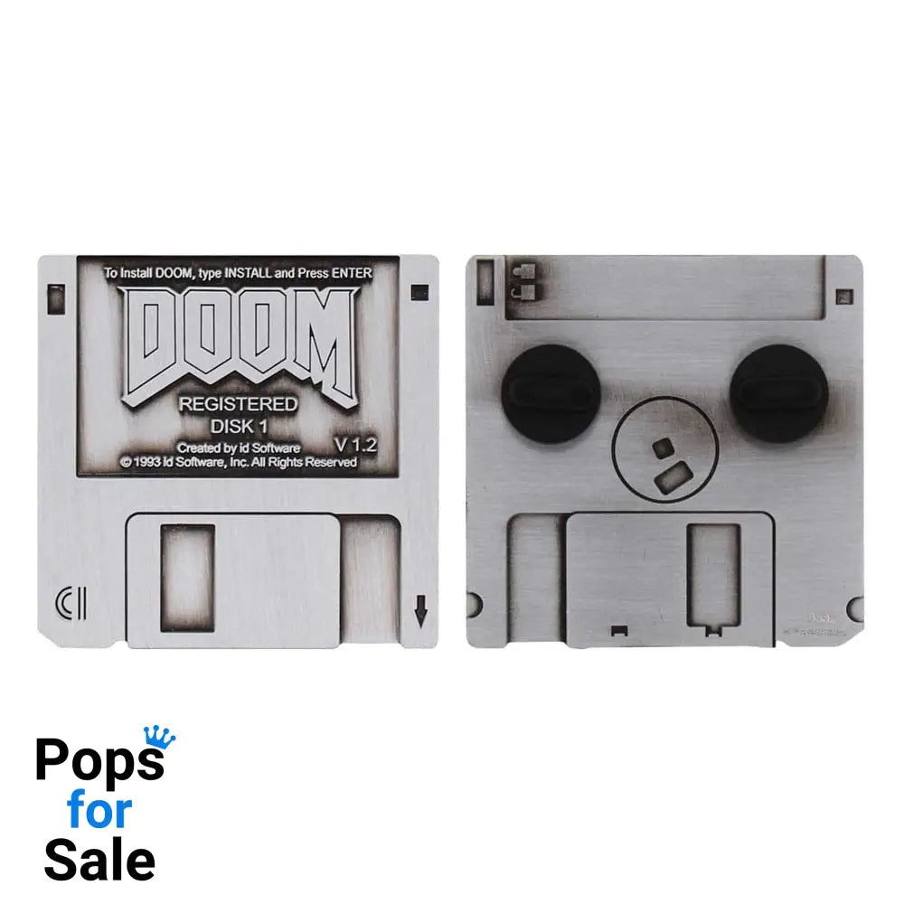 Doom Pin Badge Floppy Disk Limited Edition