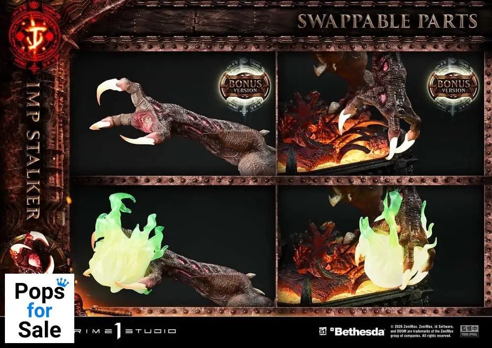 DOOM: The Dark Ages Ultimate Premium Masterline Series Statue 1/4 Imp Stalker Bonus Version 77 cm