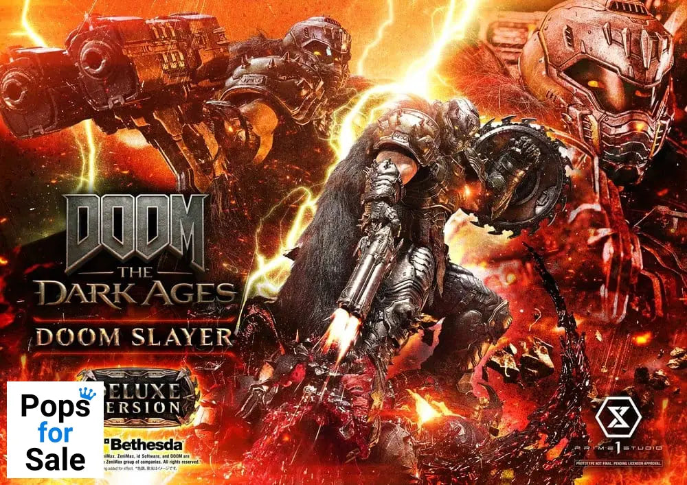 DOOM: The Dark Ages Ultimate Premium Masterline Series Statue 1/4 DOOM Slayer Deluxe Version 77 cm