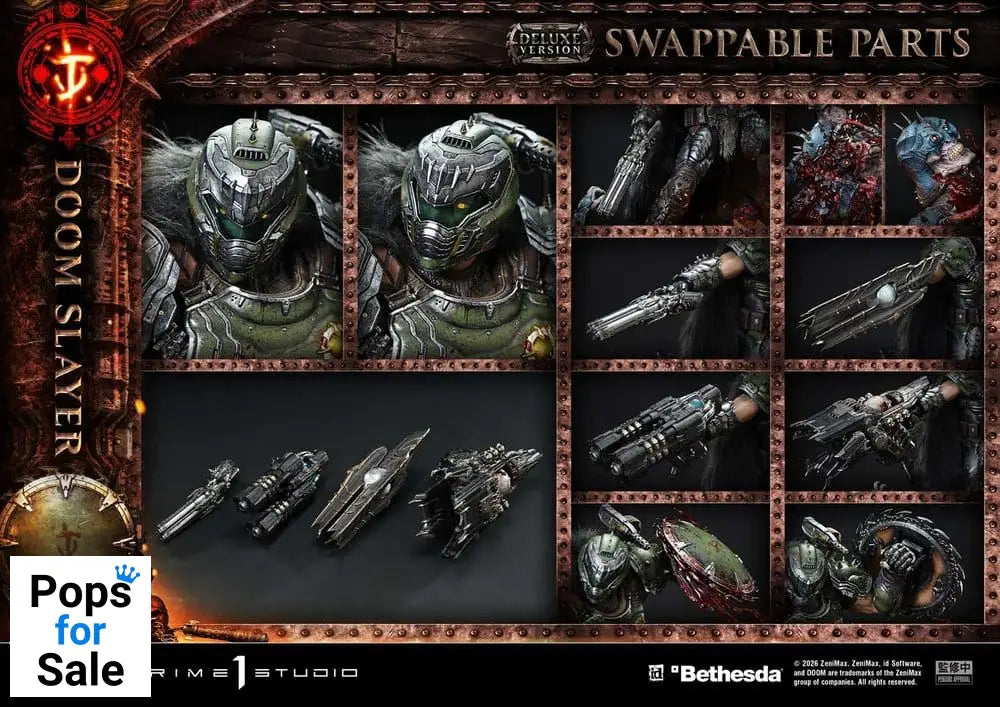 DOOM: The Dark Ages Ultimate Premium Masterline Series Statue 1/4 DOOM Slayer Deluxe Version 77 cm