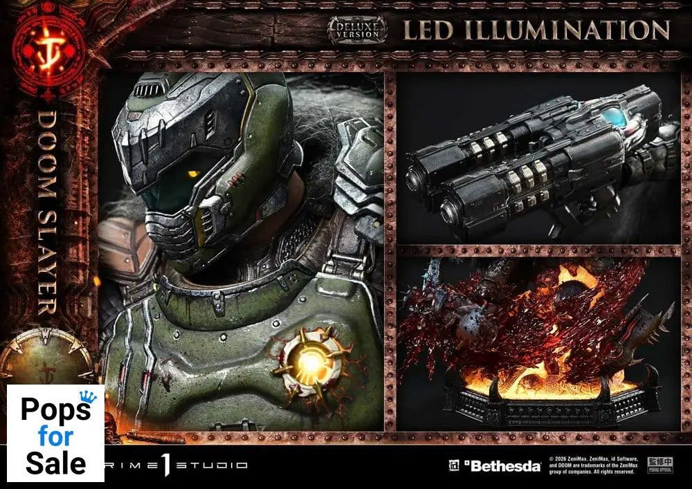 DOOM: The Dark Ages Ultimate Premium Masterline Series Statue 1/4 DOOM Slayer Deluxe Version 77 cm