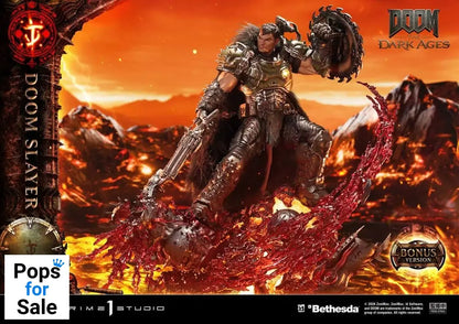 DOOM: The Dark Ages Ultimate Premium Masterline Series Statue 1/4 DOOM Slayer DX Bonus Version 77 cm