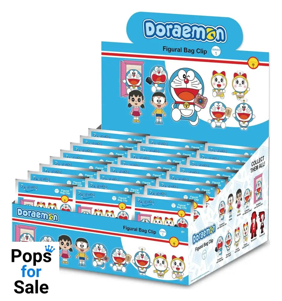 Doraemon 3D Foam Bag Clips Serie 1 Display (24)