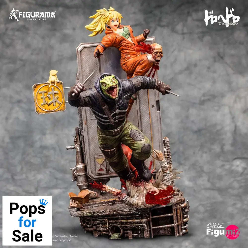 Dorohedoro Elite FigumiZ Diorama 1/8 Caiman & Nikaido 37 cm