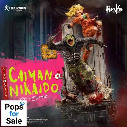 Dorohedoro Elite FigumiZ Diorama 1/8 Caiman & Nikaido 37 cm