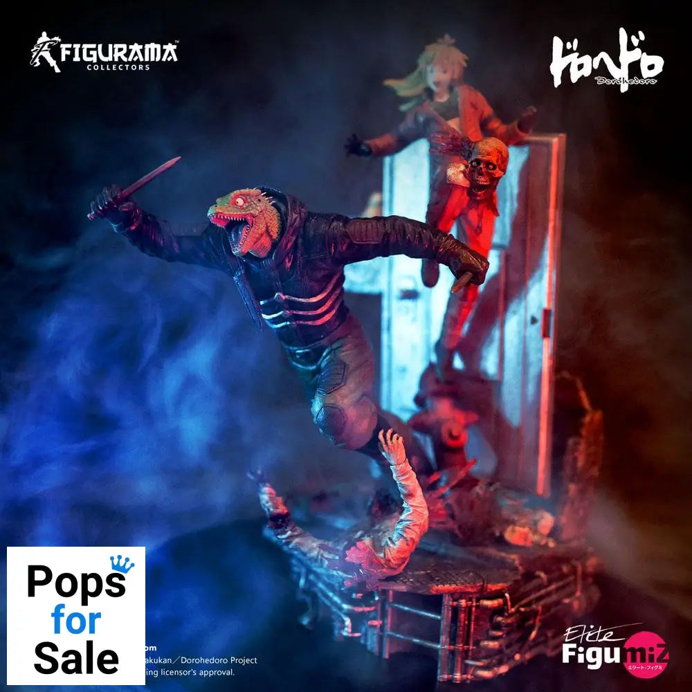 Dorohedoro Elite FigumiZ Diorama 1/8 Caiman & Nikaido 37 cm