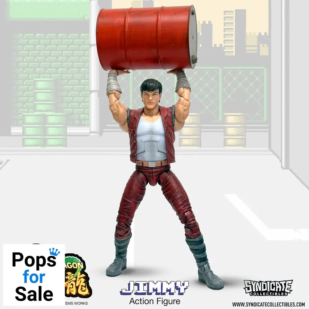 Double Dragon Deluxe Action Figure 1/12 Jimmy 18 cm Action figures