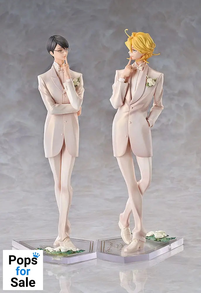 Doukyusei PVC Statues 2-Pack 1/7 Hikaru Kusakabe & Licht Sajo: Wedding Ver. 24 cm