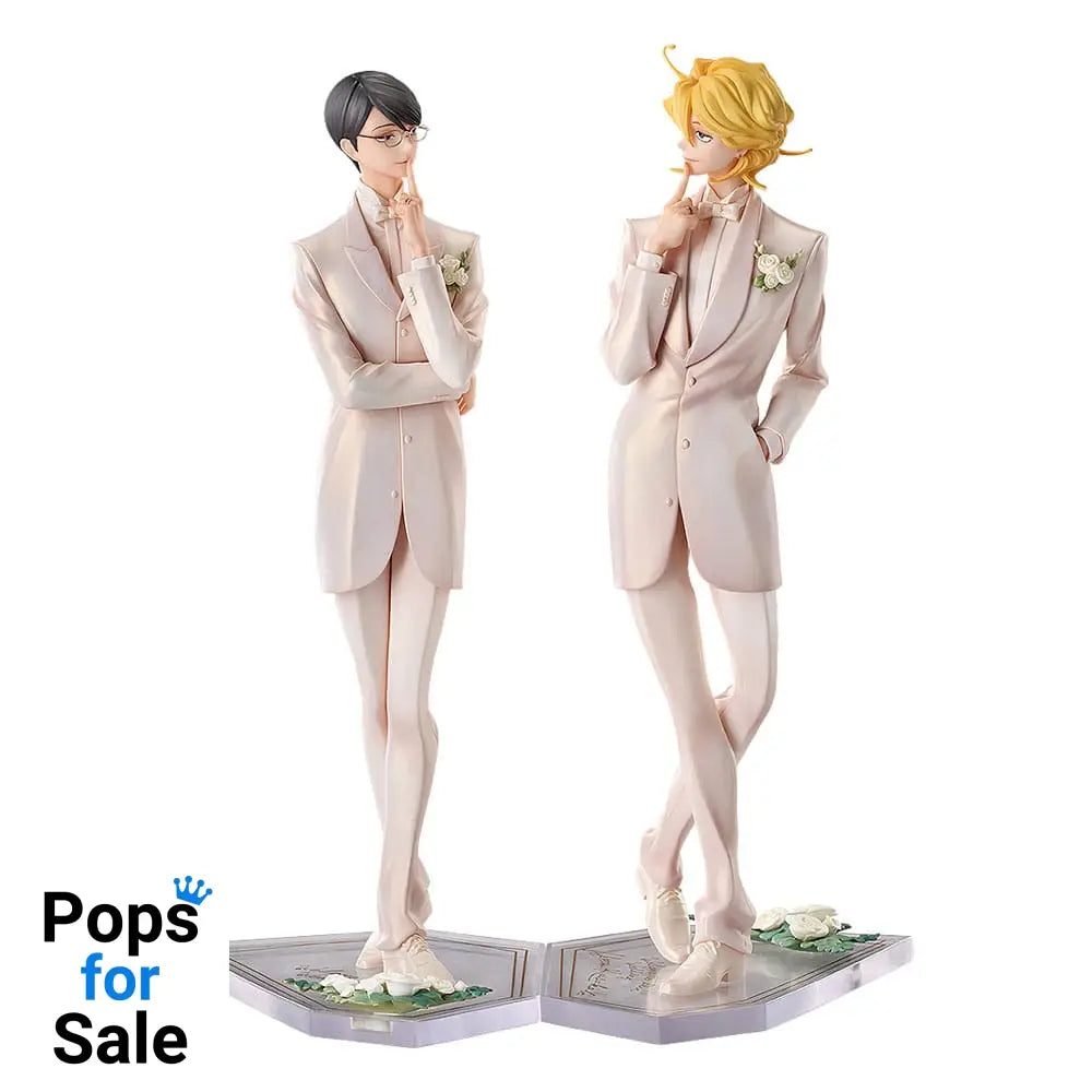 Doukyusei PVC Statues 2-Pack 1/7 Hikaru Kusakabe & Licht Sajo: Wedding Ver. 24 cm