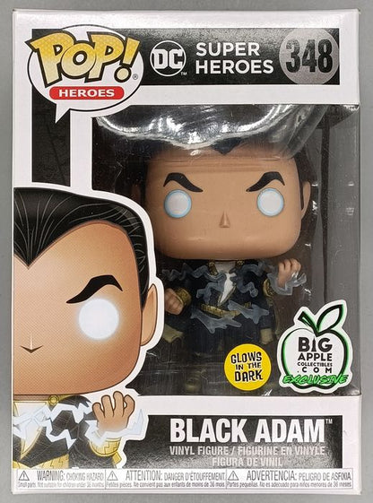 #348 Black Adam - Glow - DC Super Heroes - Box Damaged Funko POP