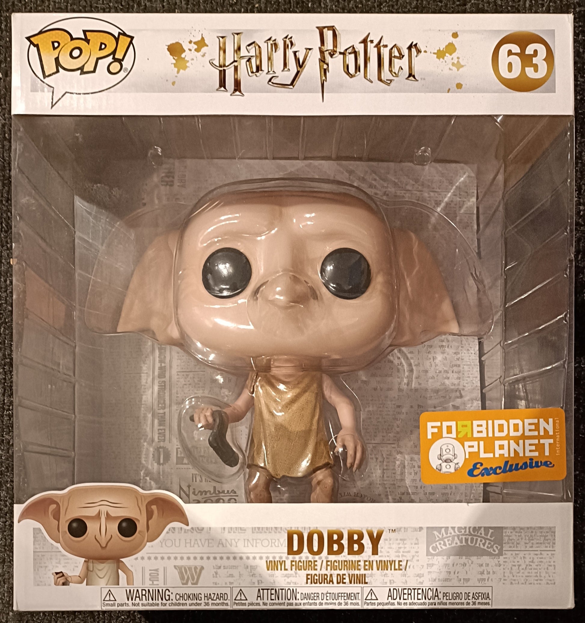 #63 Dobby - 10 Inch - Harry Potter Funko POP