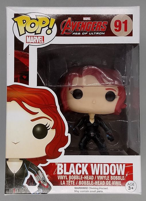 #91 Black Widow - Marvel Avengers: Age of Ultron Box Damaged Funko POP