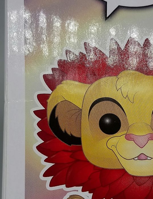 302 Simba (Leaf Mane) - Disney The Lion King Funko POP - Box Damaged