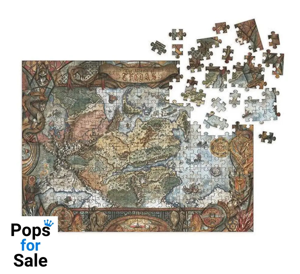 Dragon Age Jigsaw Puzzle World of Thedas Map (1000 pieces) Puzzles