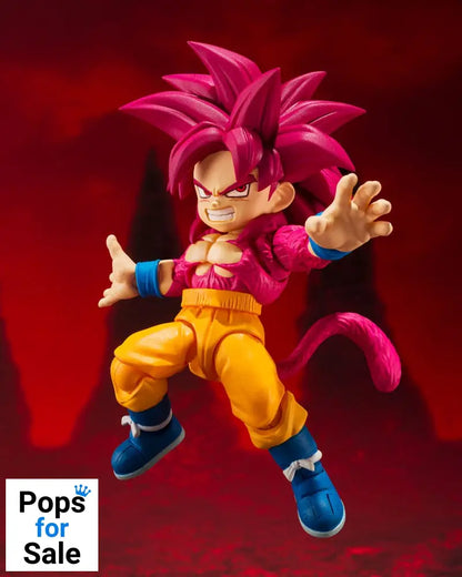 Dragon Ball Daima S.H.Figuarts Action FigureSuper Saiyan Level 4 Son Goku (mini) 8 cm Action figures