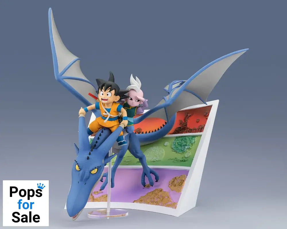 Dragon Ball Figuarts ZERO PVC Statue Son Goku (mini) & Supreme Kai (mini) Welcome to the great Adventure! 23 cm
