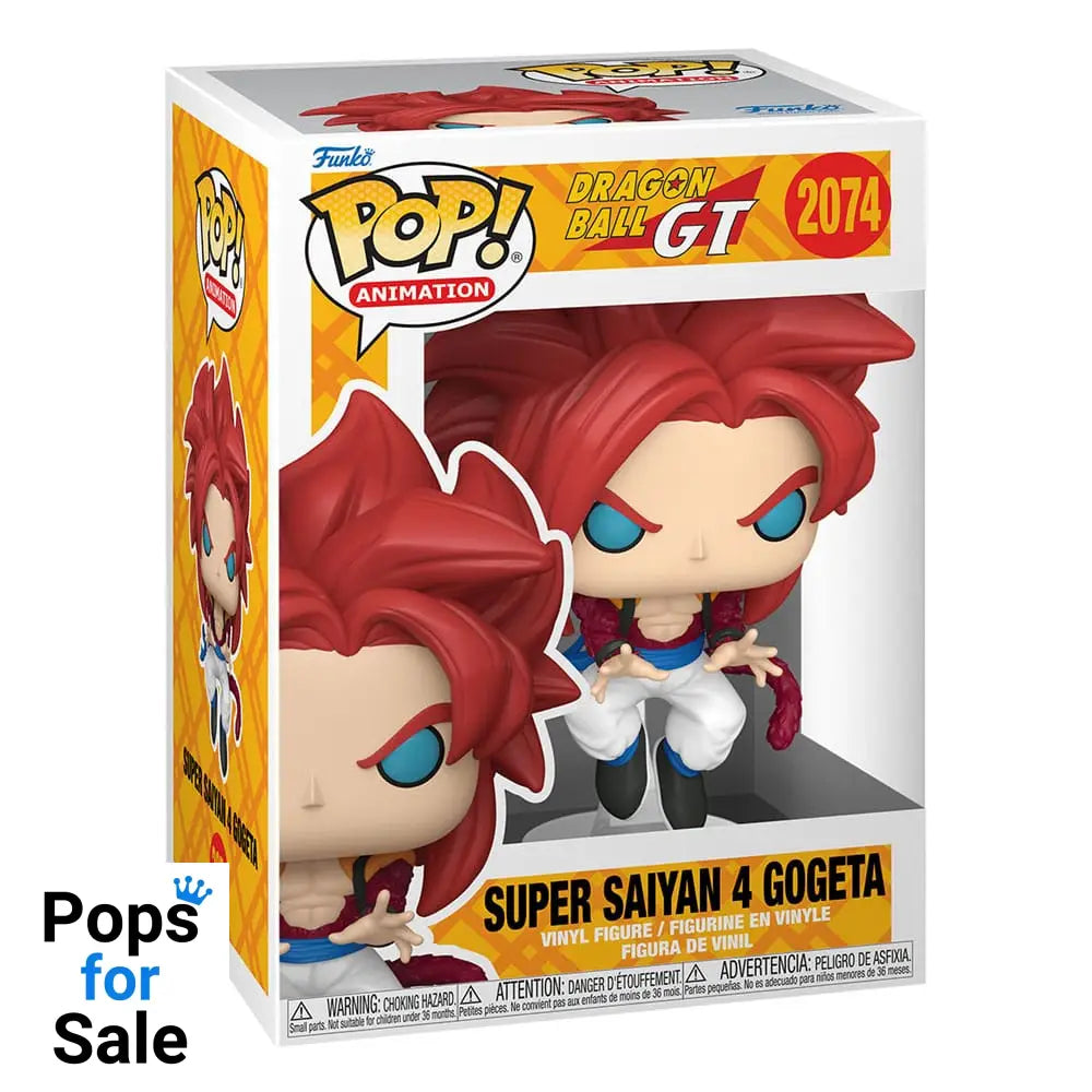 Dragon Ball GT POP! Animation Vinyl Figure Gogeta w/CH(GW) 9 cm Assortment (6)