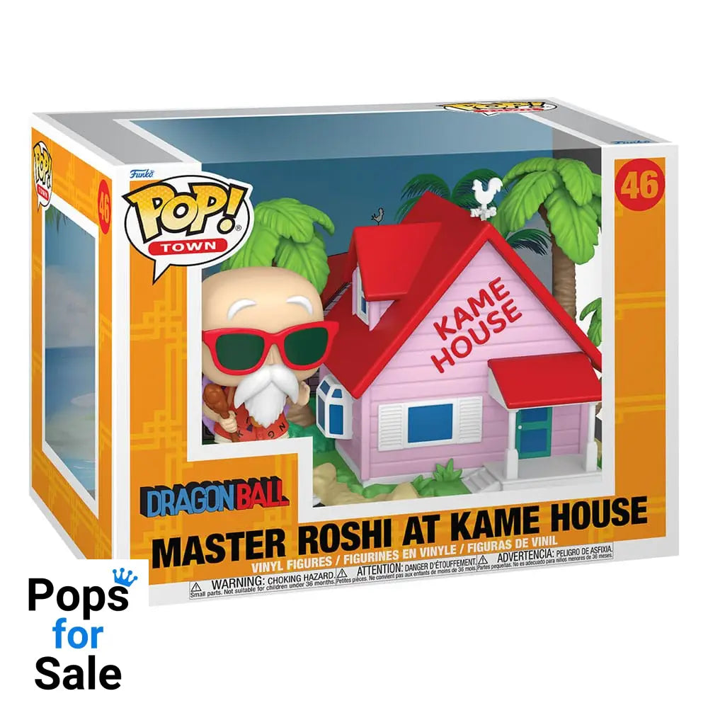Dragon Ball POP! Town Vinyl Figure Kame House w/Master Roshi 9 cm
