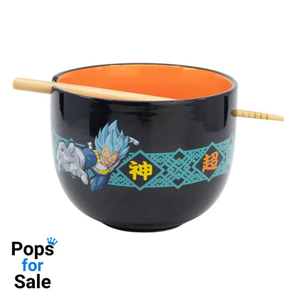 Dragon Ball Ramen Bowl with Chopsticks Letters