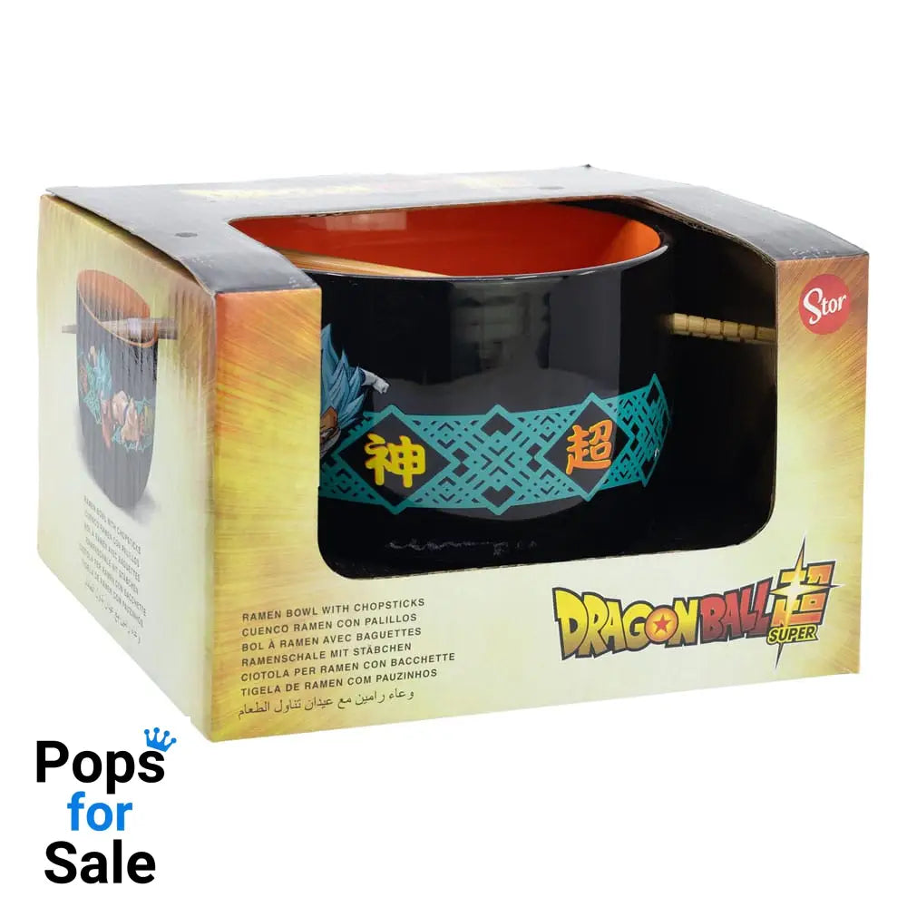 Dragon Ball Ramen Bowl with Chopsticks Letters