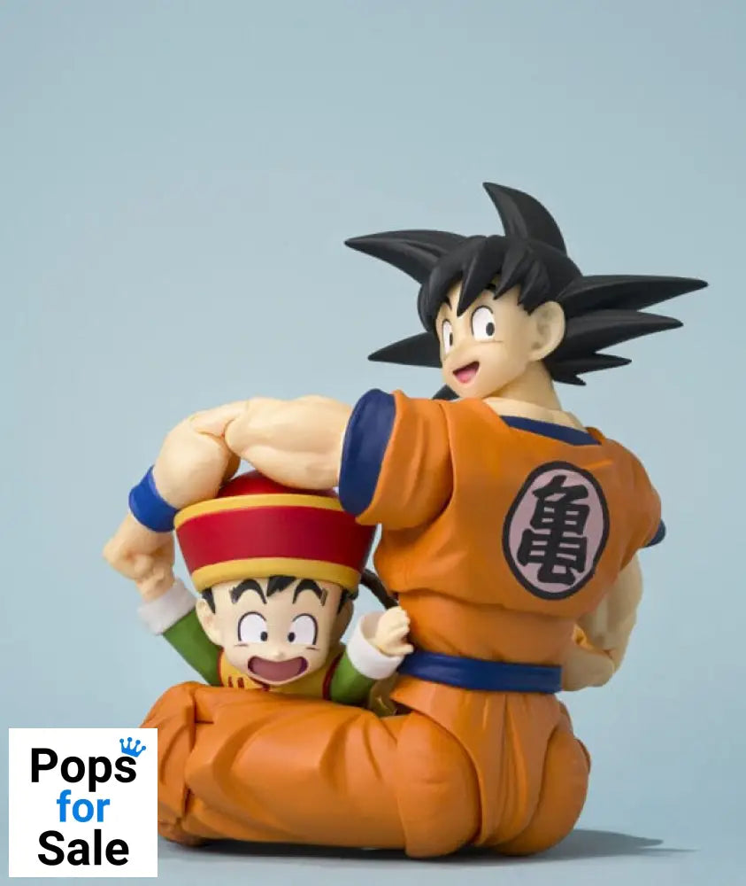 Dragon Ball S.H.Figuarts Action Figure Son Goku & Son Gohan Kid & Kintoun 14 cm & 6 cm