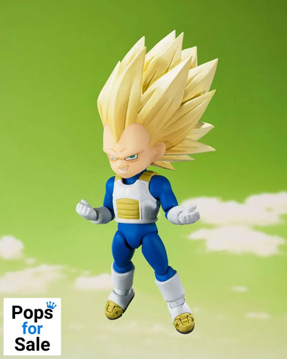 Dragon Ball S.H.Figuarts Action Figure Super Saiyan Level 3 Vegeta (mini) Daima 8 cm
