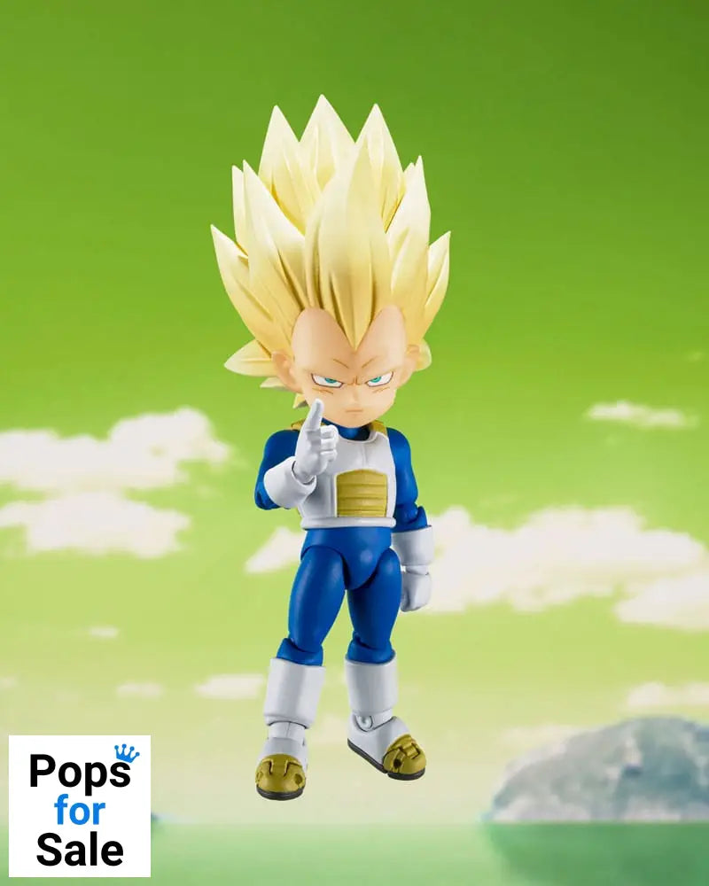 Dragon Ball S.H.Figuarts Action Figure Super Saiyan Level 3 Vegeta (mini) Daima 8 cm