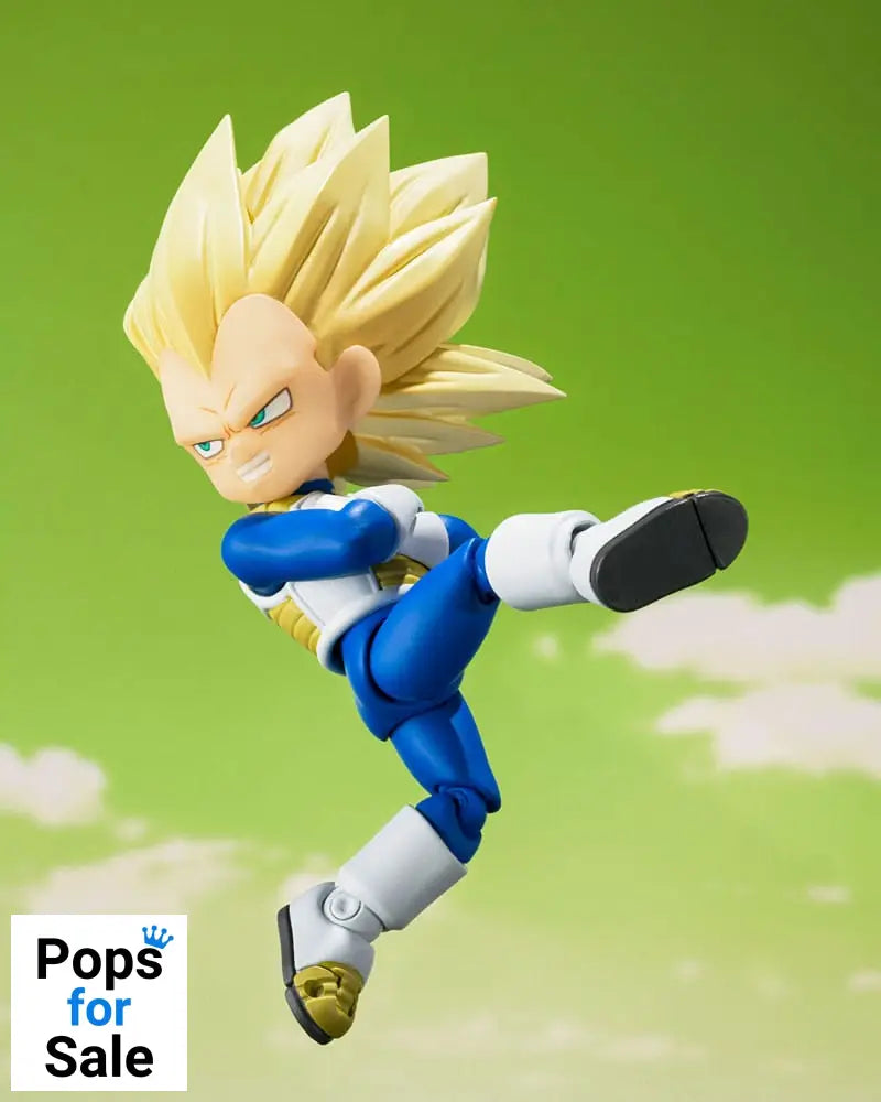 Dragon Ball S.H.Figuarts Action Figure Super Saiyan Level 3 Vegeta (mini) Daima 8 cm