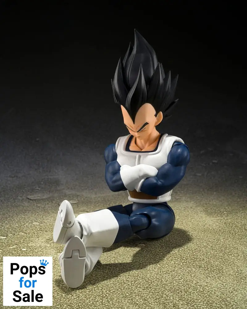Dragon Ball S.H. Figuarts Action Figure Vegeta Old Battle Clothes 14 cm