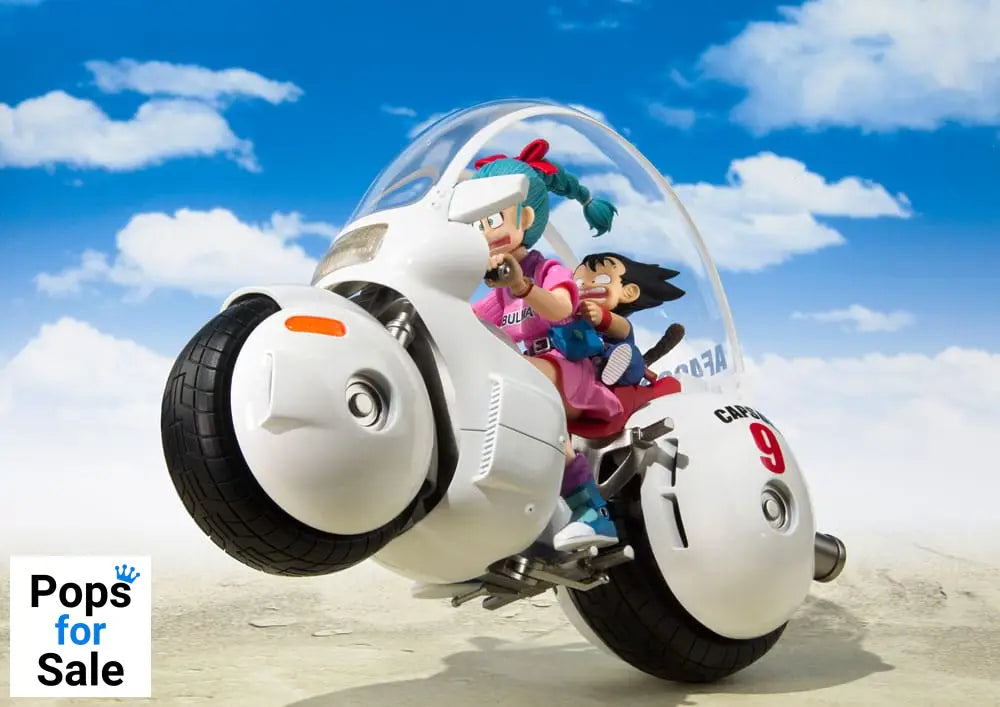Dragon Ball S.H. Figuarts Vehicle with Figure Bulma’s Motorcycle Hoipoi Capsule No. 9 17 cm Vehicles