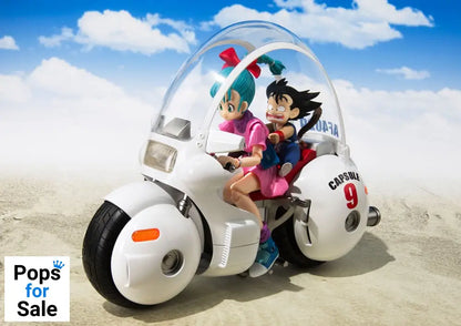 Dragon Ball S.H. Figuarts Vehicle with Figure Bulma's Motorcycle Hoipoi Capsule No. 9 17 cm