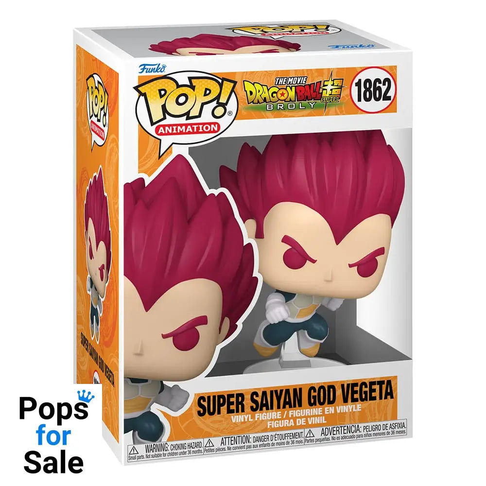Dragon Ball Super: Broly POP! Animation Vinyl Figure SSG Vegeta 9 cm