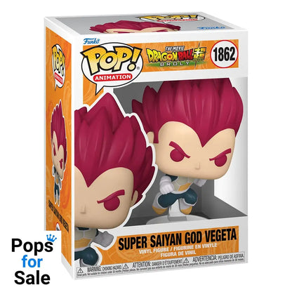 Dragon Ball Super: Broly POP! Animation Vinyl Figure SSG Vegeta 9 cm