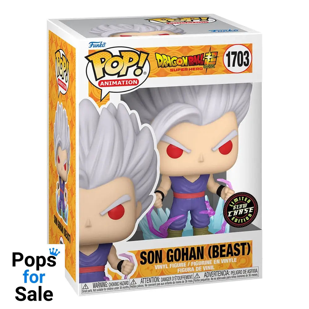 Dragon Ball Super: Super Hero POP! Animation Vinyl Figures Gohan UI w/CH(GW) 9 cm Assortment (6)