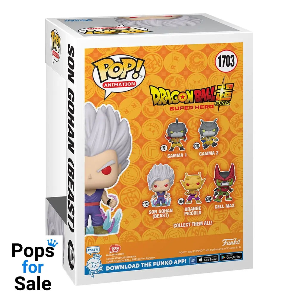 Dragon Ball Super: Super Hero POP! Animation Vinyl Figures Gohan UI w/CH(GW) 9 cm Assortment (6)