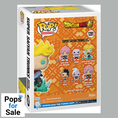 Dragon Ball Super POP! Animation Vinyl Figure SS Trunks w/ Sword 9 cm