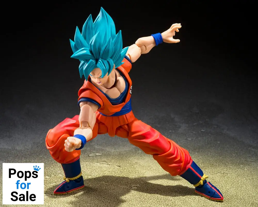 Dragon Ball Super S.H.Figuarts Action Figure Super Saiyan God Super Son Guko (Blue power transcending Limits) 15 cm